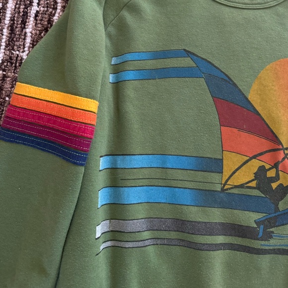 Aviator Nation Windsurf Jump Crewneck Sweatshirt - Picture 3 of 6